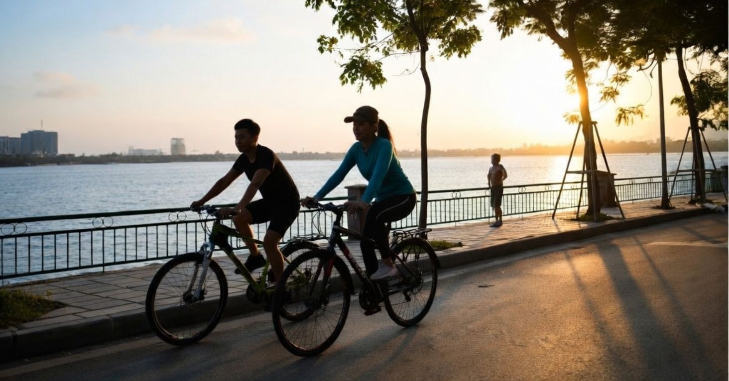 Đạp Xe Buổi Sáng Hay Tối Tốt Hơn Cho Sức Khỏe? 